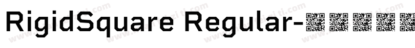 RigidSquare Regular字体转换